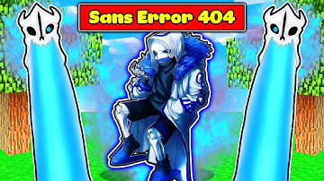 JAYGRAY SUCCESSFULLY CREATED THE EXTREMELY AWESOME SANS ERROR 404 ARMOR IN MINECRAFT*KILLING SANS...