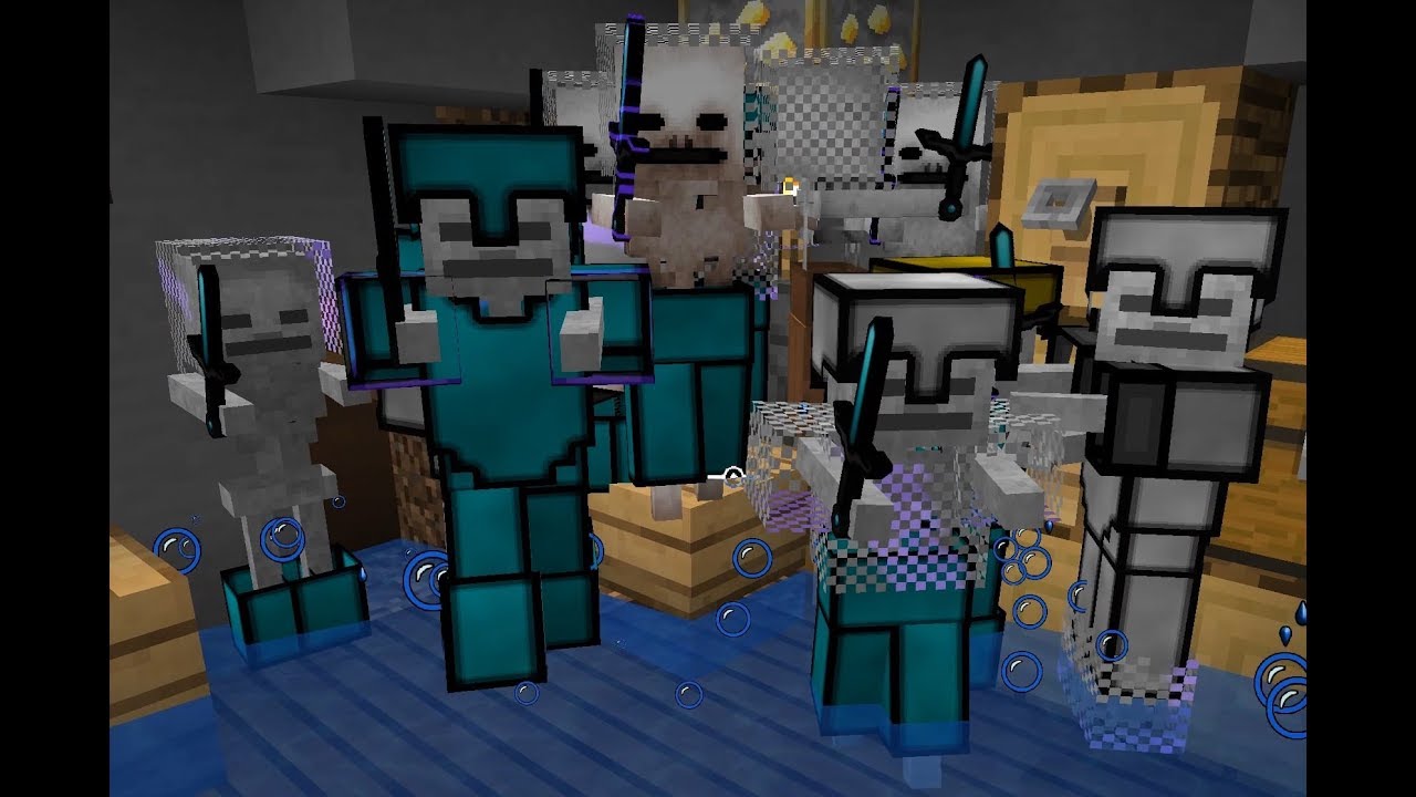 Abusing Skeletor in Mega Skywars