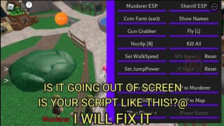 Arceus X Script Not fitting on screen (fixed)