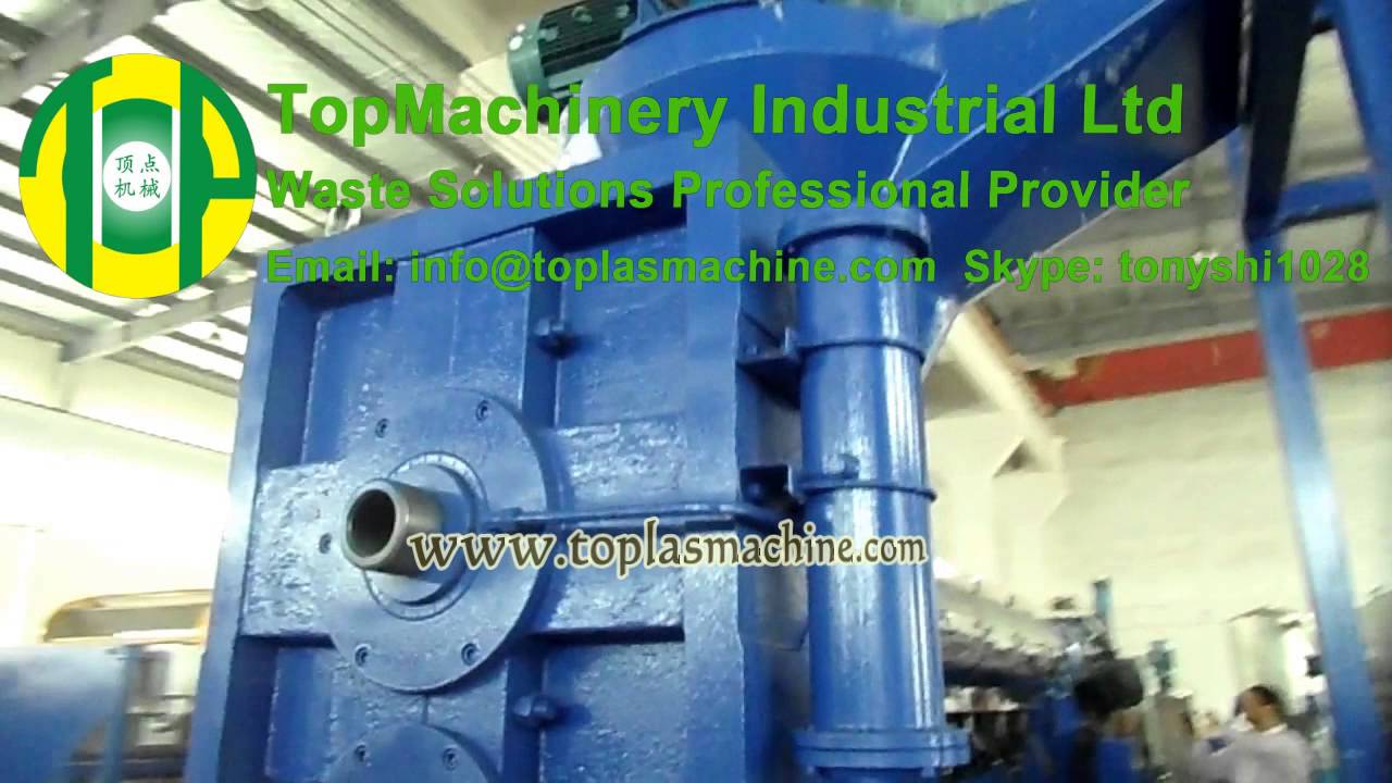 Scrap PE PP LDPE HDPE LLDPE film woven bags crushing pelletizing recycling plant