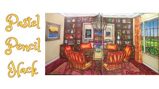 How to use pastels HACK in Adult coloring Books screenshot 2