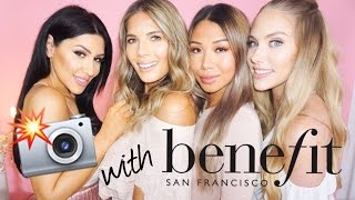 Photoshoot w Benefit Cosmetics - Behind The Scenes VLOG  ♥ stephaniemaii ♥