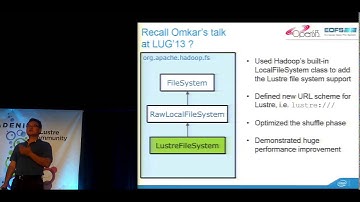 Run Hadoop Map Reduce Jobs on Lustre