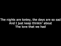 Nobody Knows - Tony Rich Project - Lyrics on Screen [HD]