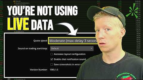 3 ThinkorSwim Settings You MUST Change TODAY