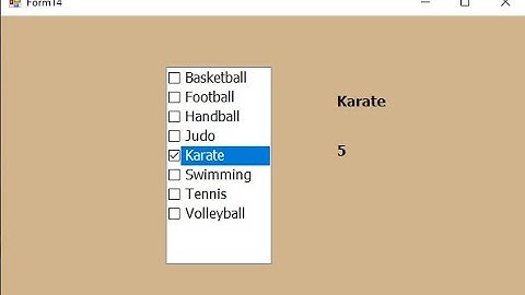 Visual Basic.net tutorial| How to get selected text and selected value of checkedlistbox in VB net