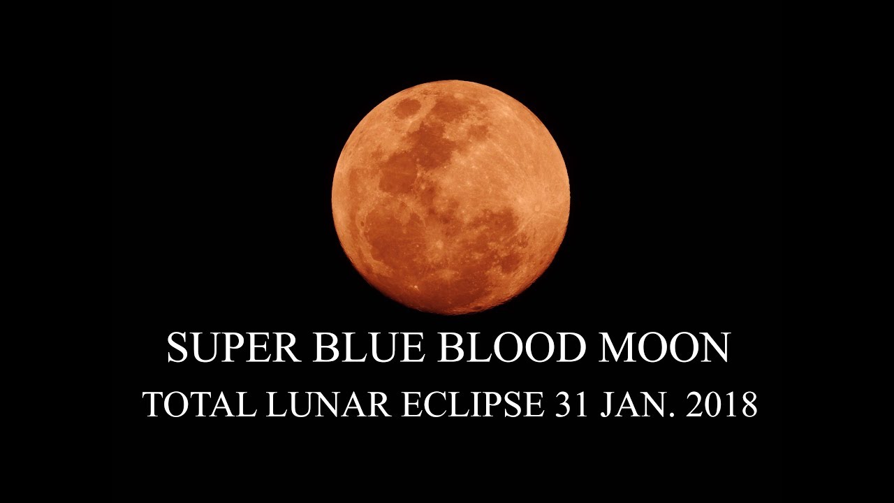 Total lunar eclipse of 31 January 2018 - with Nikon coolpix P900 - YouTube