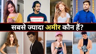 Who Are the Top 10 Richest Instagram Influencers | Riyaz Aly, Mr. Faisu, Anushka Sen Monthly Inc...