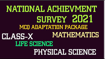 NAS MCQ CLASS X Maths Activity Task 2021/MCQ NAS Life Science /MCQ NAS Physical Science/2021 NAS MCQ
