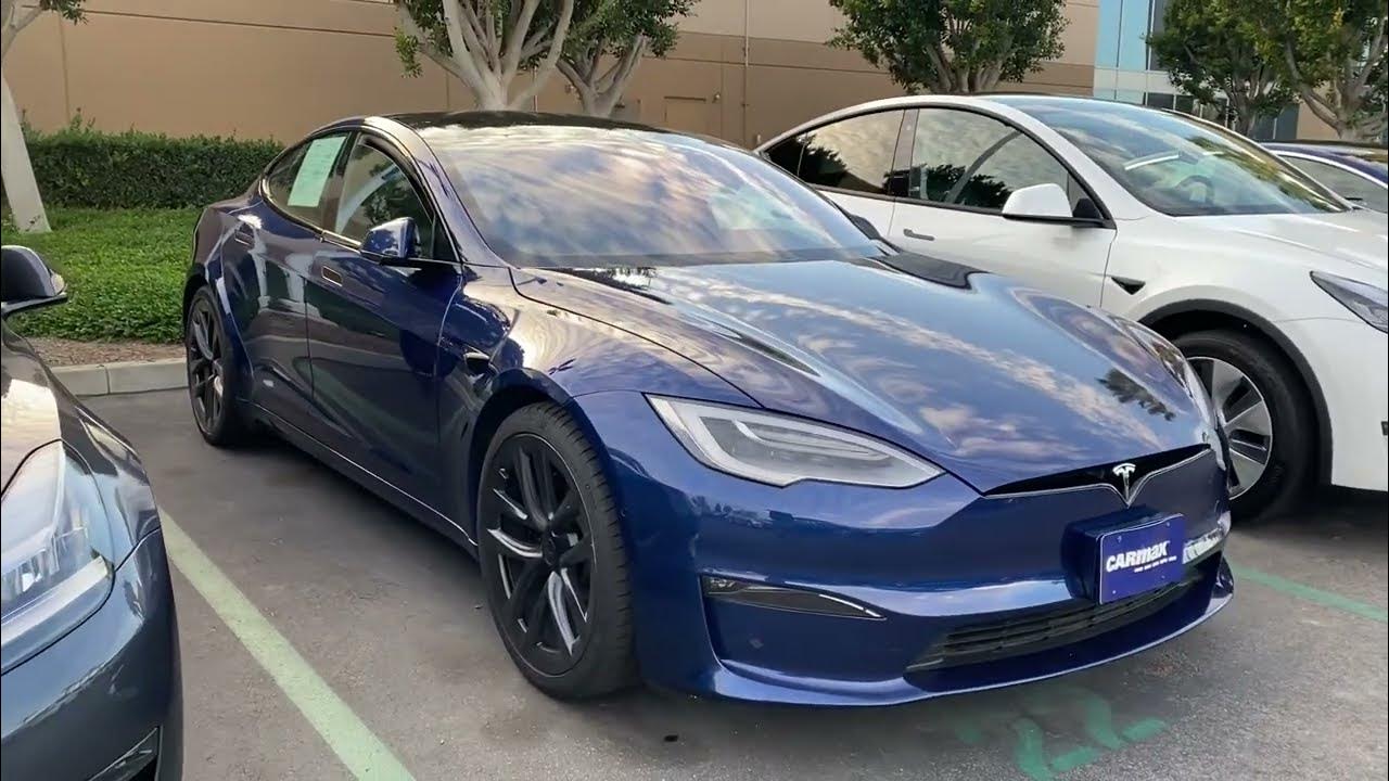 Used Tesla Plaid in Carmax Asking price will blow your mind - YouTube