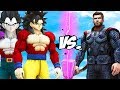 THOR VS GOKU & VEGETA - GOGETA VS THOR