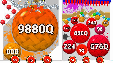Puff Up - Addition Numbe 2048 - blob merge 2048 ball 3d game all Max Levels part #25 #puffup