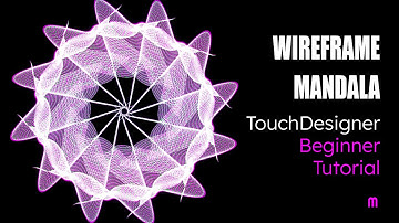 Wireframe Mandala | Generative SOP | TouchDesigner Beginner Tutorial - Extra Fast