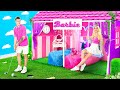 Budujemy Sekretny Pokój Barbie! Domek dla Lalek w Prawdziwym Życiu