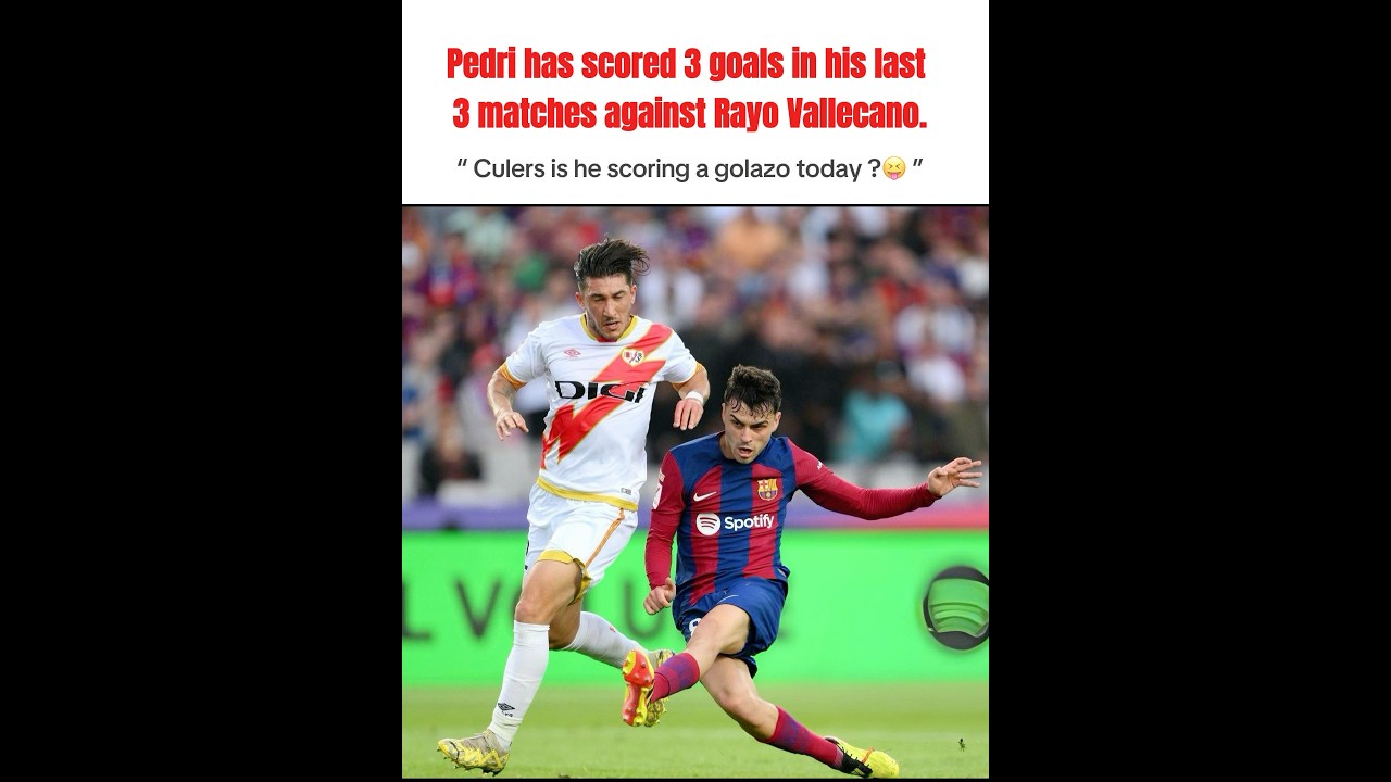 Pedri vs Rayo Vallecano | maestro ✨  