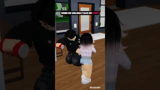 When your siblings Take your stuff 😝 #roblox #brookhaven