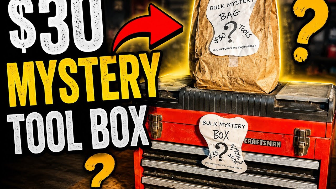I bought a $30 mystery tool box. Lets see if it was worth it