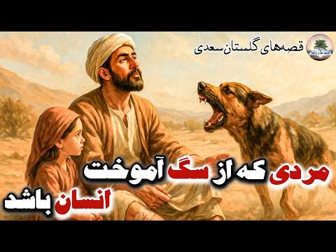 مردی که از سگ آموخت انسان باشد قصه های بوستان و گلستان سعدی داستان فارسی