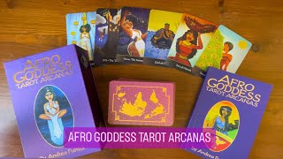 AFRO GODDESS TAROT ARCANAS |⭐️Pre-Release⭐️| Full Flip Through