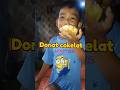 Begini rasanya makan donat cokelat #shorts #shortanak #fyp #cutebaby