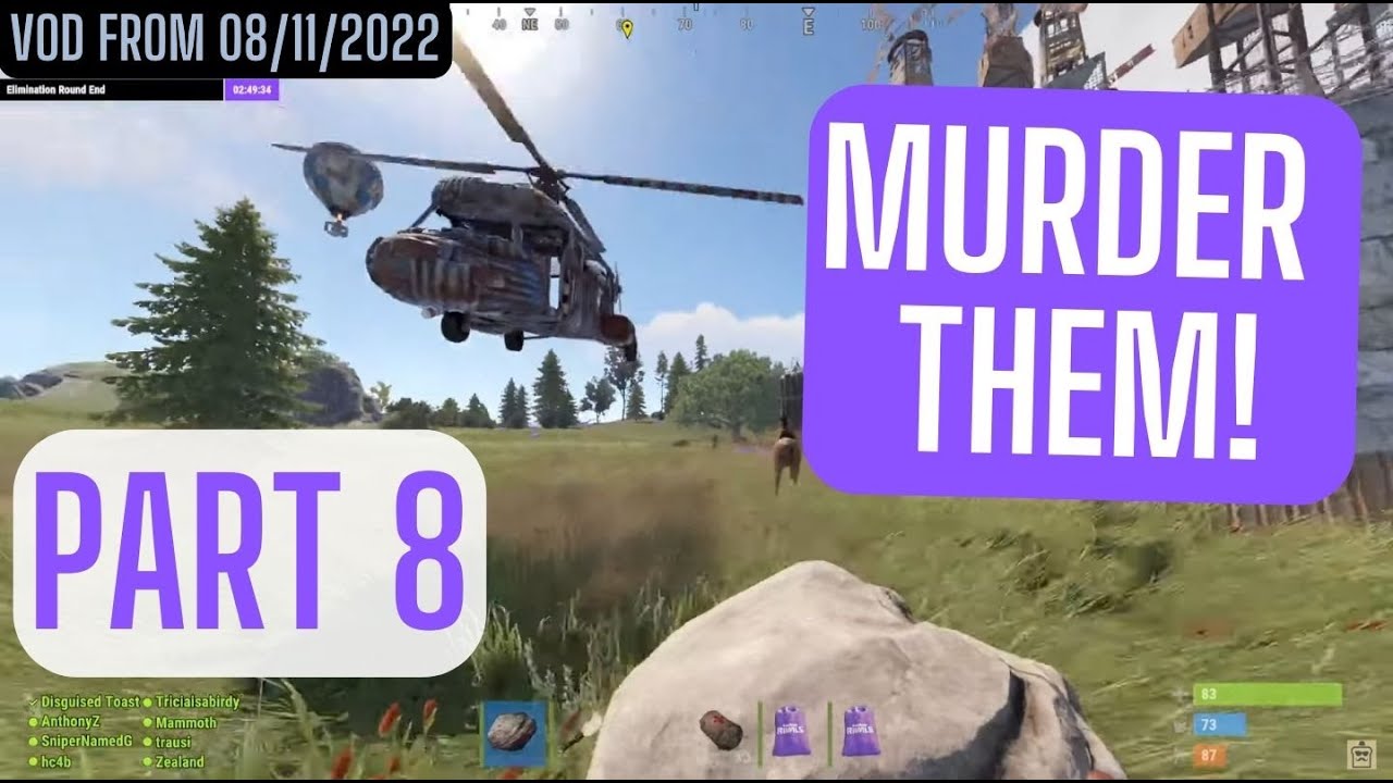 Disguised Toast Twitch Rust Rivals Battle II (Part 8) VOD from 08/11 ...