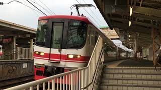 名鉄1700系1704F特急中部国際空港行き 笠松駅発車