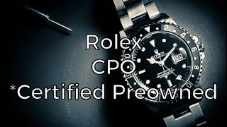 ROLEX CERTIFIED PREOWNED: I have thoughts.