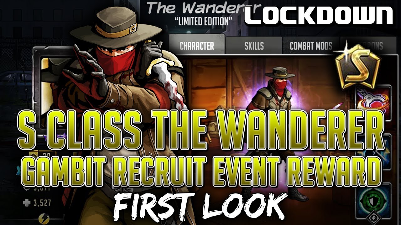 TWD RTS: S Class The Wanderer, Gambit Recruit Event Reward - The Walking Dead: Road to Survival