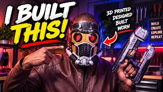 I 3D Printed Star-Lord's Helmet & Blaster!