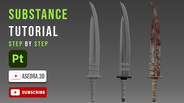 Texturing a Sword in Substance Painter | Step by Step Tutorial