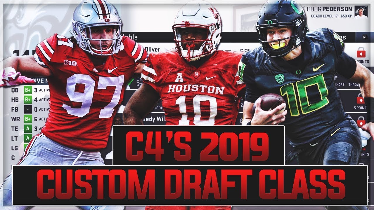 *FULL* 2019 Custom Draft Class Madden 19 Custom Draft Classes YouTube