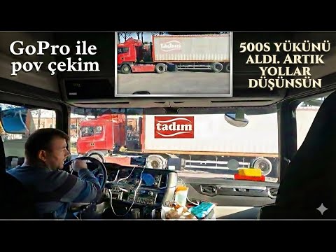 TIR YÜKÜNÜ ALDI KİM TUTAR BİZİ NE YÜKLEDİK NEREYE GİDİYORUM GOPRO İLE POV ÇEKİM BOLU DAĞINDA 🤔😱