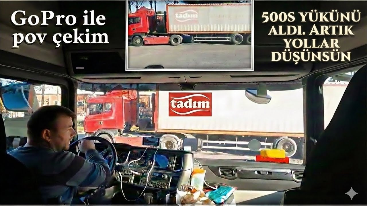 TIR YÜKÜNÜ ALDI KİM TUTAR BİZİ NE YÜKLEDİK NEREYE GİDİYORUM GOPRO İLE POV ÇEKİM BOLU DAĞINDA 🤔😱
