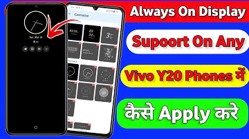 Apply Always On Display On Any Vivo y20 Phone में | Vivo y20 Always On Display display setting