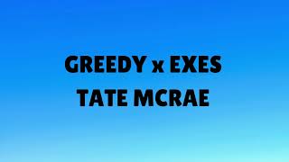 TATE MCRAE - GREEDY x EXES: iHeartRadio Music Awards (Lyric Video) #tatemcrae #greedy #iheartradio