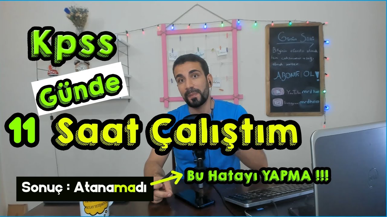 Kpss Çalışırken Yapılan En Büyük Hata
