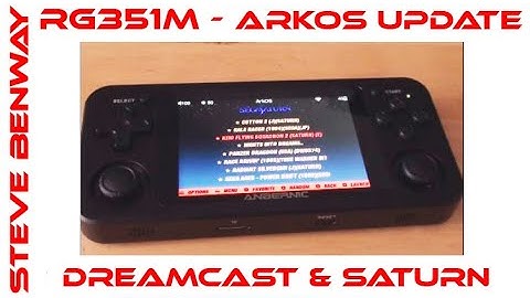 RG351M / ArkOS Update - Dreamcast & Saturn emulation performance improvements