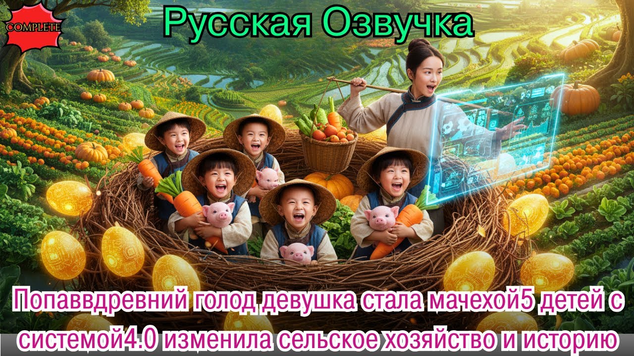 Попаввдревний голод девушка стала мачехой5 детей с системой4.0 изменила сельское хозяйство и историю