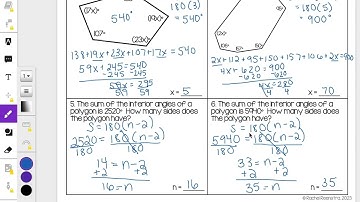 Interior and Exterior Angles of Polygons - Video Lesson