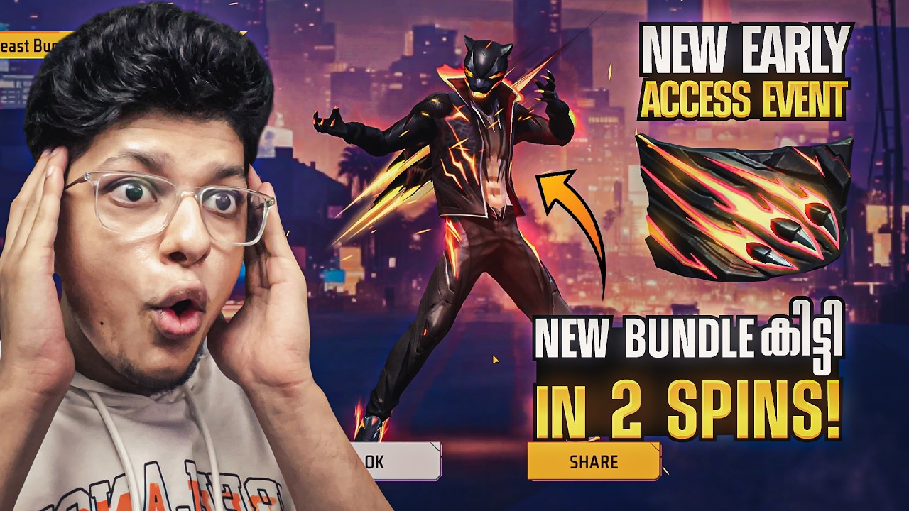 2nd Spinൽ New Bundle കിട്ടി 😱 New Ring Event Free Fire Malayalam 