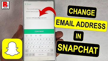 How To Change / Replace Email Address In Snapchat
