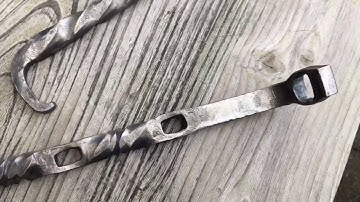Forging a trammel hook!