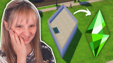 I tried to build a plumbob house.. (Sims 4: Spark Something Shell Challenge)