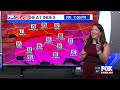 Heat intensifies along with severe storm chances