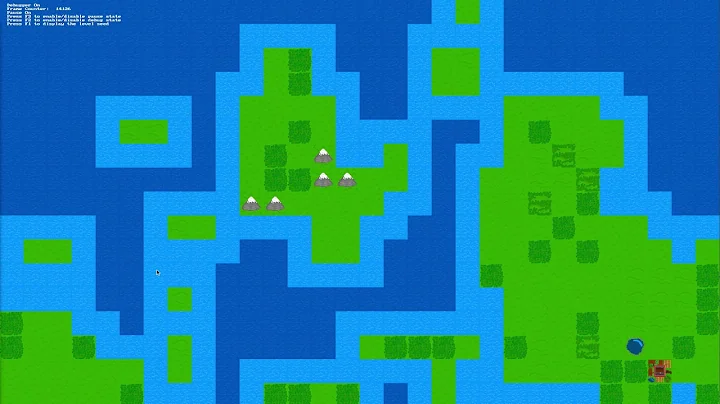 Procedural Generation Demo w/A* Pathfinding AI