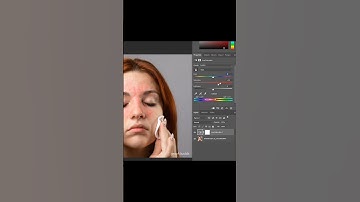 Remove Red Patches from Skin in Photoshop #Shorts