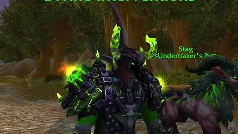World of Warcraft Evil Green Fel-Ranger Transmog