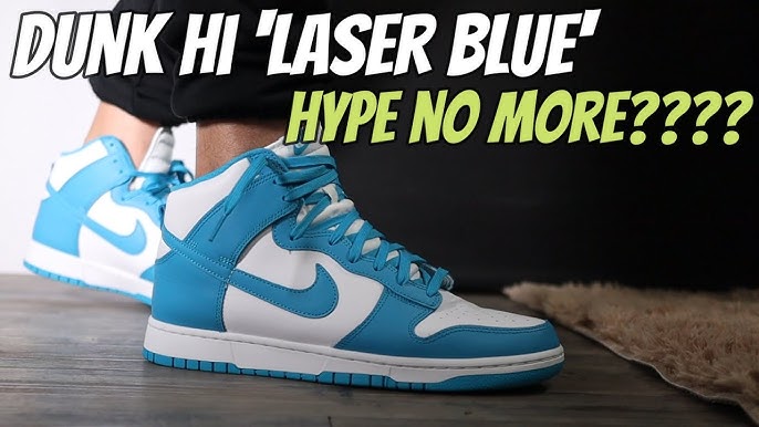 RETRO NIKE DUNK HIGH BLUE CHILL REVIEW & ON FOOT LOOK!! 