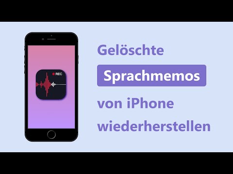 iPhone gelöschte oder verschwunde Sprachmemos wiederherstellen - 2021 Update!