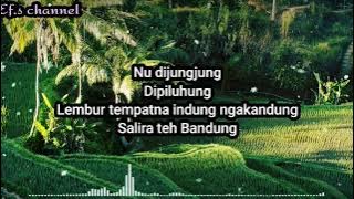 LIRIK Lagu BANDUNG (By.Livia Nadhira Silva) #3pemudaberbahaya #payungteduh #cover #livia
